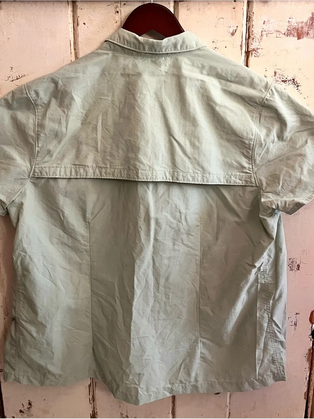 L.L. Bean Men's Lightweight Shirt Jacket in Sage Green